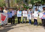 Through banners, election workers appealed for maximum voting—shape the nation's future with your vote.