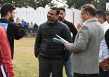 Additional Chief Electoral Officer Dr. Vijay Kumar Jogdande reviewed the preparations for the 10KM Run to be held on 12th January at the Survey of India Stadium. Deputy CEO Mukta Mishra, Assistant CEO Mastu Das, were also present.