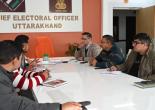 On 15th January 2025, video conferencing was held with district officials to review preparations for National Voters’ Day where officials, Social media and SVEEP team were present.